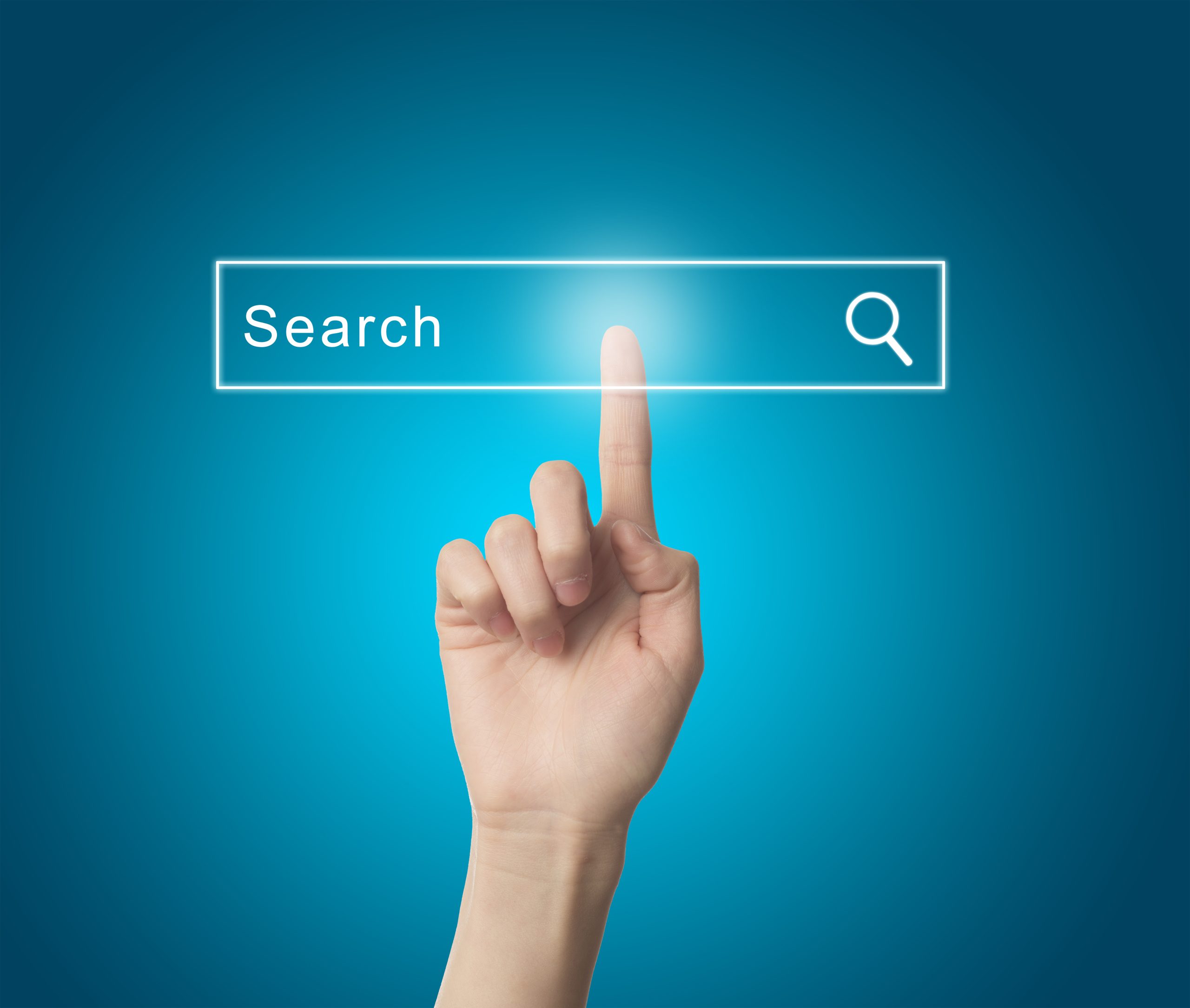 Home finger pressing search engine